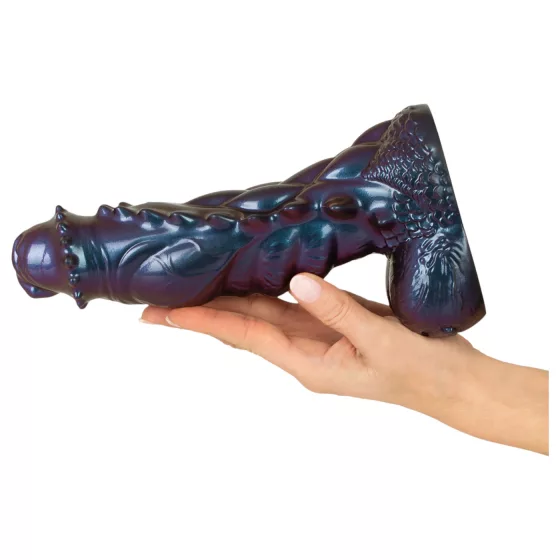 Beasty Cocks Tech-Zilla Bang - prísavkový monštruózny dildo (fialový)