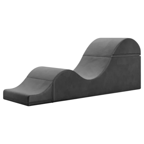 Liberator Aria Flip Chaise - variabilný tantra sedačkový nábytok - 3-dielny (čierny)
