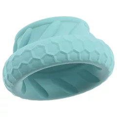   You2Toys - 3v1 sada krúžkov na penis a semenníky (tyrkysová)