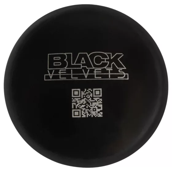Black Velvets - silikónová análna zátka s prísavkou (čierna) - L