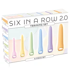   You2Toys Six in a Row 2.0 - 6-dielna silikónová sada dild a dilatátorov (farebná)