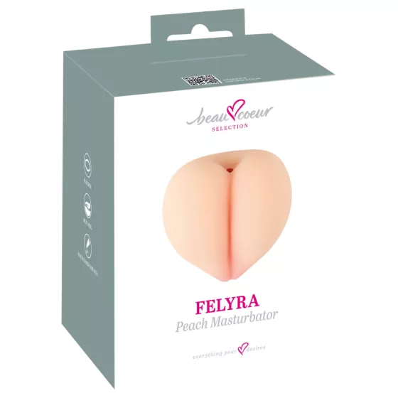 Beau Coeur Felyra - broskyňový masturbátor (telovej farby)