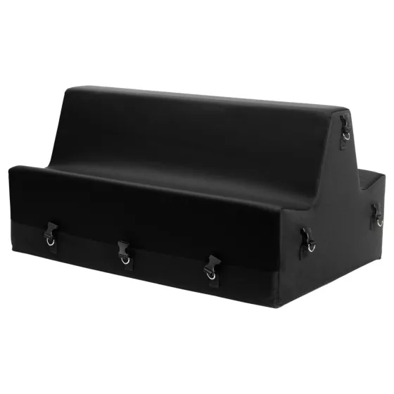 Liberator - sexuálny vankúš s putami (čierny)