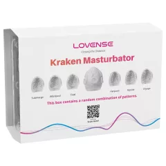 LOVENSE Kraken - masturbačné vajíčka - 6 ks (biele)