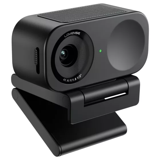 Lovense Webcam 2 - AI webkamera na streamovanie (čierna)