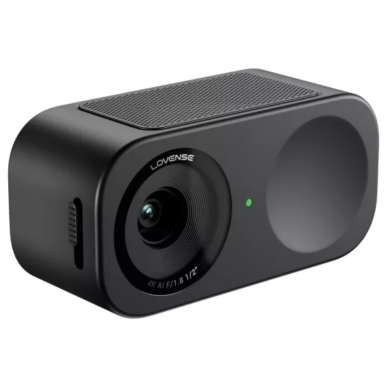 Lovense Webcam 2 - AI webkamera na streamovanie (čierna)