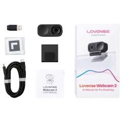 Lovense Webcam 2 - AI webkamera na streamovanie (čierna)