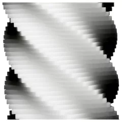   TENGA 3Dx Spiral - masturbátor so špirálovým vzorom (biely)