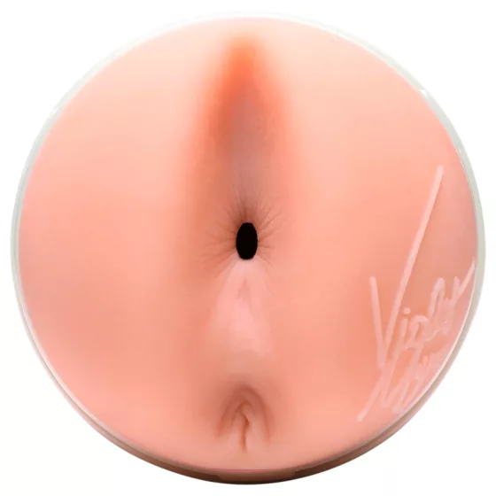 Fleshlight Girls Violet Myers Ahegao - realistický análny masturbátor (telovej farby)