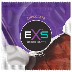 EXS Hot Chocolate - čokoládový kondóm - čierny (100 ks)