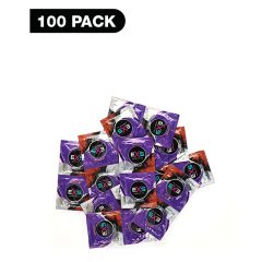 EXS Hot Chocolate - čokoládový kondóm - čierny (100 ks)