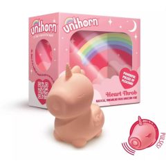   Unihorn Heart Throb - nabíjací stimulátor klitorisu jednorožec (ružový)