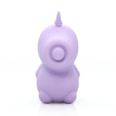   Unihorn Karma - dobíjací stimulátor klitorisu s jednorožcom (fialový)