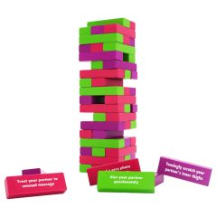   Play Wiv Me - spoločenská hra Jenga - erotická verzia - 54 dielov