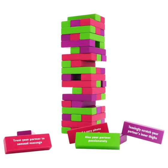 Play Wiv Me - spoločenská hra Jenga - erotická verzia - 54 dielov
