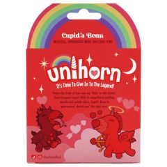   Unihorn Cupidov Láska - akumulátorový jednorožec stimulátor klitorisu (červený)