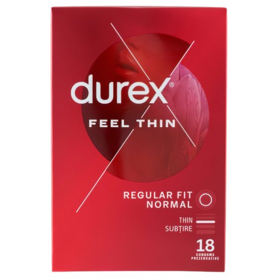Durex Feel Thin - prirodzený pocit kondómy (18 ks)