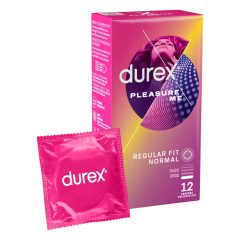  Durex Emoji PleasureMe - rebrovaný a bodkovaný kondóm (12 ks)