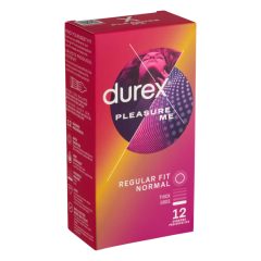   Durex Emoji PleasureMe - rebrovaný a bodkovaný kondóm (12 ks)
