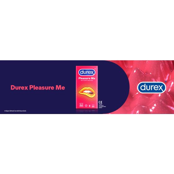 Durex Emoji PleasureMe - vrúbkované-bodkované kondómy (12ks)