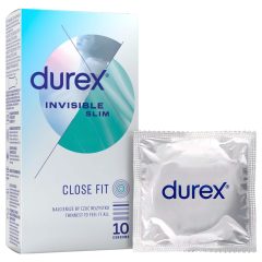 Durex Invisible Slim - extra tenké kondómy - 10 ks