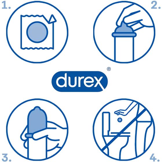 Durex Invisible Slim - extra tenké kondómy - 10 ks