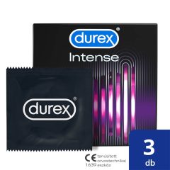Durex Intense - vrúbkované a bodkované kondómy (3ks)