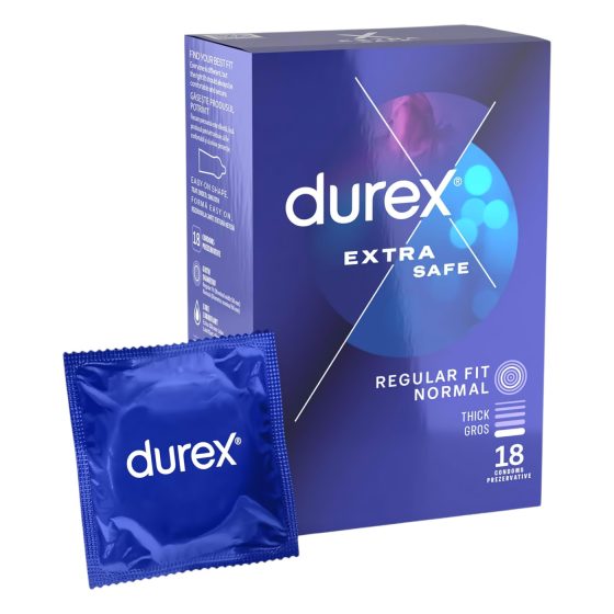Durex - kondómy extra bezpečné - 18 ks
