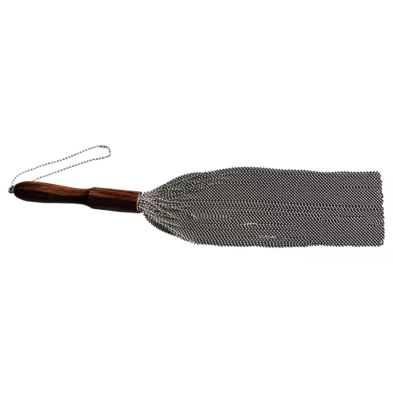 Rouge - bič s reťazou - kov - strieborná