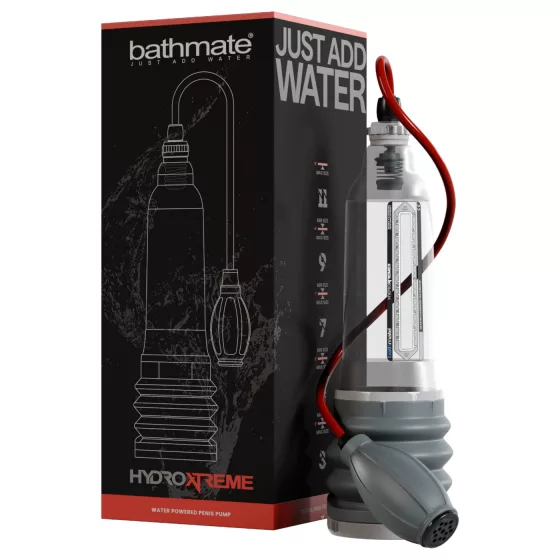 Bathmate HydroXtreme 9 - hydropumpa, bez príslušenstva (priehľadná)