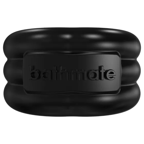 Bathmate Vibe Ring Stretch - akumulátorový vibračný erekčný krúžok (čierny)