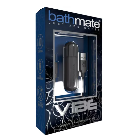 Bathmate Vibe - vibračné vajíčko s akumulátorom (čierne)