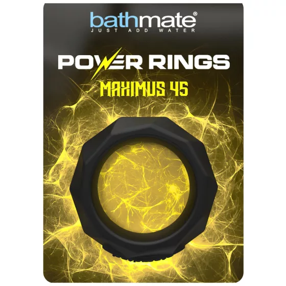 Bathmate Maximus 45 - silikónový erekčný krúžok (čierny)