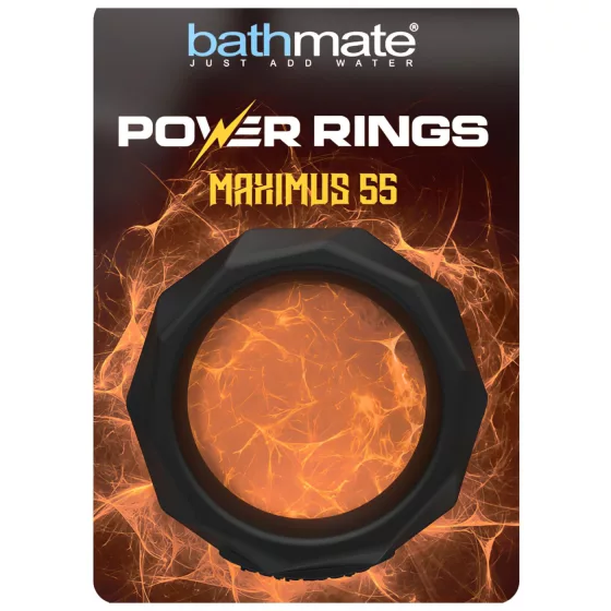Bathmate Maximus 55 - silikónový erekčný krúžok (čierny)