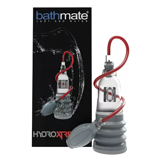BathMate - vákuová pumpa na penis - set - priehľadná