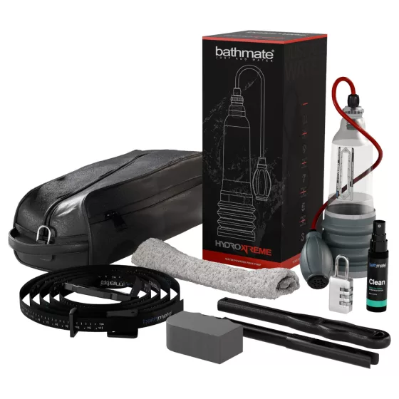 Bathmate HydroXtreme 7 Wide Boy - súprava hydropumpy (priehľadná)