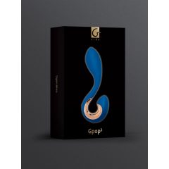   G-Vibe G-Pop 2 - Nabíjací, vodotesný vibrátor s G/P bodom (modrý)