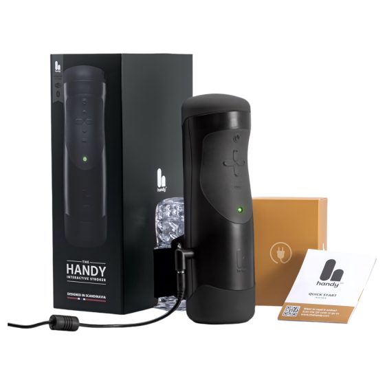 The Handy 1.1 - masturbátor pre VR - smart sieťový - čierny