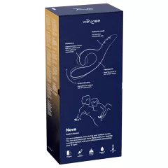   We-Vibe Nova 2 - Aplikáciou ovládaný flexibilný vibrátor s klitoriálnym ramienkom (modrý)