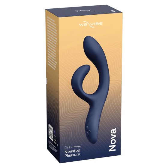We-Vibe Nova 2 - vibrátor s ohybným ramienkom na klitoris - modrý, nabíjateľný