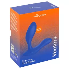   We-Vibe Vector+ - análny vibrátor s aplikáciou - dobíjateľný - modrý
