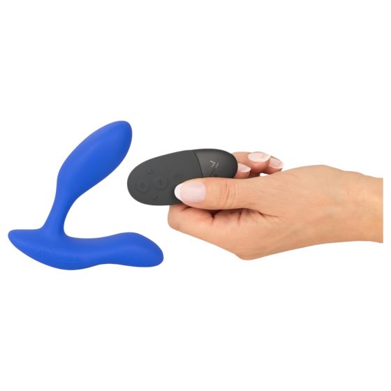 We-Vibe Vector+ - análny vibrátor s aplikáciou - dobíjateľný - modrý