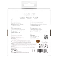   Pillow Talk Lusty - akumulátorový, jazykový tyčový vibrátor (bielo-ružový)