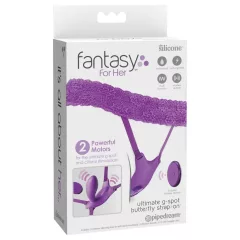   Fantasy For Her - nositeľný G-bod vibrátor - vstavaný motor - fialový