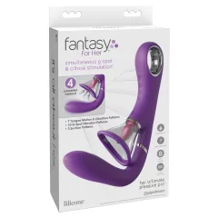   Fantasy For Her - vibrátor na G bod a klitoris s 4 motormi - fialový