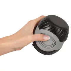 You2Toys - mužský masturbátor s 2 motormi - sivý