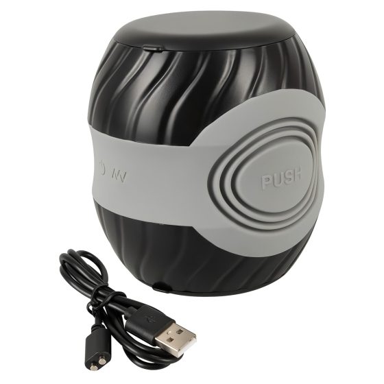 You2Toys - mužský masturbátor s 2 motormi - sivý