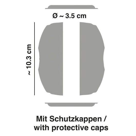 You2Toys - mužský masturbátor s 2 motormi - sivý