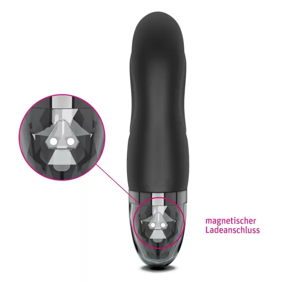 mystim Hop Hop Bob E-Stim - nabíjací elektro vibrátor (čierny)