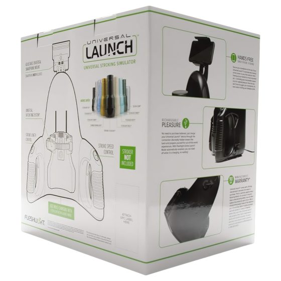 Fleshlight - masturbátor adaptér - univerzálny - čierny